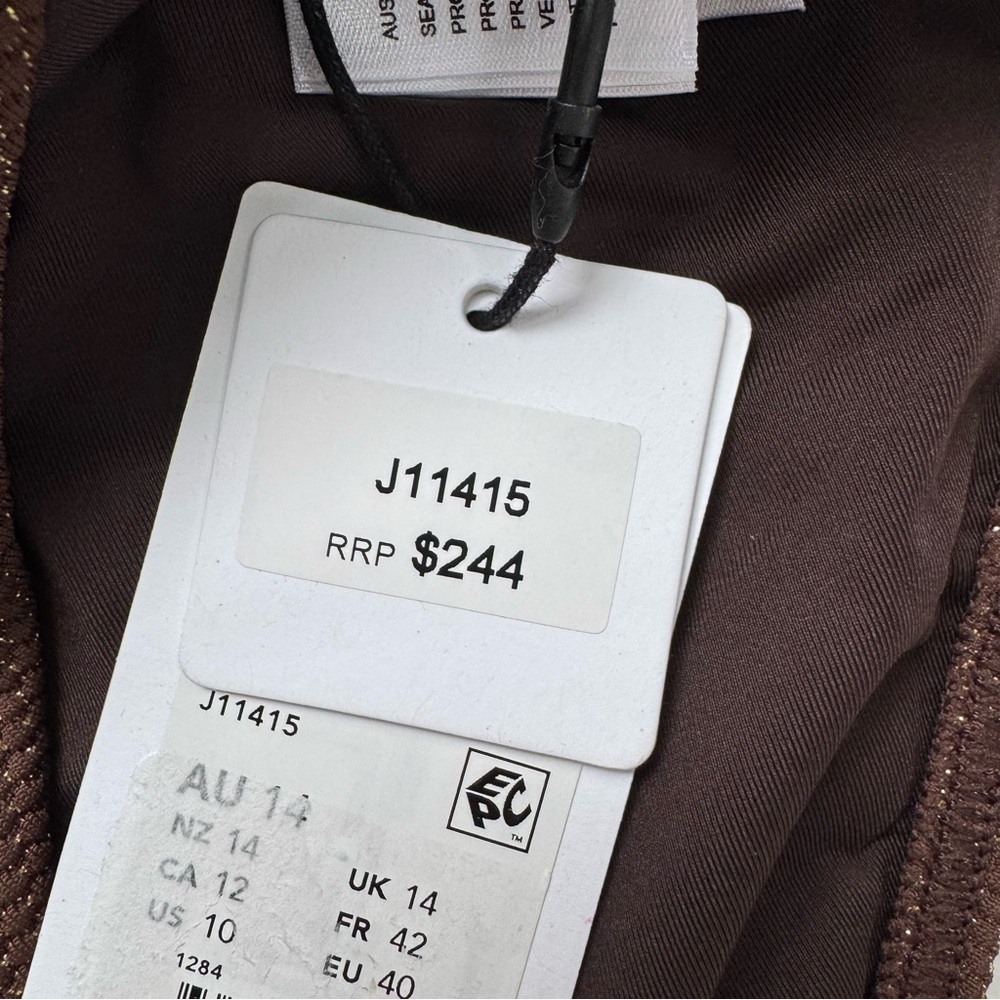 Anthropologie x JETS Tirari Nights One-Piece Swimsuit | US 10 NWT - Picture 5 of 7